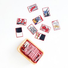 미니어쳐 diy화투카드모형트레이세트 납골당소품 인형집장식