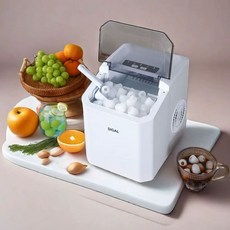 미니제빙기 얼음 제조기 서랍형 머신 자동세척 아이스, A. 기본형 화이트