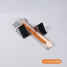 육상 스타트 발판 지지대 경기용 트랙 훈련연습 체대 학교 출발 런닝 페달 받침대, 2. 알루미늄 64x24x10(5mm), 1개