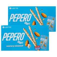 롯데 아몬드 빼빼로, 256g, 2개