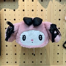 【小島生活】毛絨滑雪造型頭套, 1個, 粉色美樂蒂