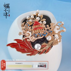 鯉濤文創 拼裝冰箱貼 DIY拼圖冰箱貼 模型手工禮物 國風漢服中國風冰箱磁鐵, 鯉濤【冰箱貼】材料包一個【送膠】