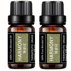 레노포프 천연 에센셜오일 & 블랜딩오일 35종 테라퓨틱등급, 2개, 27.하모니(요가/명상), 10ml