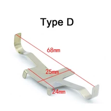오토바이 스쿠터 디스크 브레이크 분리기 스프링 리바운드 플레이트 클립 펌프 액세서리 캘리퍼스 스냅 레, 05 TYPE D