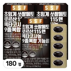 순수식품 쏘팔메토 로르산 115 옥타코사놀, 60정, 3개