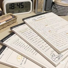 台灣出貨 小紅書同款格子拍紙本 學生 ins簡約可撕大本B5學習記事本 學習紙 B5便簽紙本子 日記本 便簽本 記事本, 自選3本-[聯繫客服備註], 1個