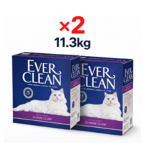 에버크린 응고형 익스트림 클럼프 고양이 모래, 11.3kg, 2개, 산뜻한 향