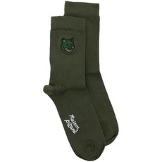 메종키츠네 볼드 폭스 헤드 양말