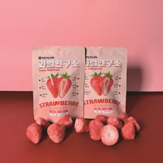 묘약 과일연구소 동결건조 딸기 5팩-식약처등록 안전한식품 과일칩 아이 간식 가벼운 선물 맛있는 디저트 어린이집 다이어트 건강, 12g, 5개
