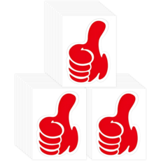 엄지척 넘버원 칭찬 스티커, S15291 특대형 36PCS, 1세트