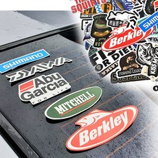 즐낚 방수 피싱스티커 낚시스티커, 피싱스티커50, 1세트