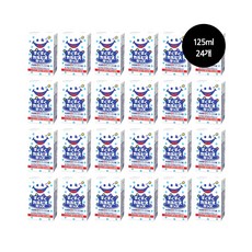 에루비 쑥쑥 칼피스 키즈 125ml 24개입 유산균 비피더스 칼슘 아이간식