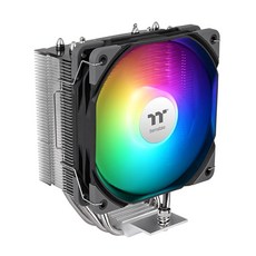 Thermaltake UX400 ARGB CPU 쿨러 4xØ6mm 구리 히트 파이프 120mm PWM 팬 700~1800 RPM 인텔/AMD 호환 싱글 타워 240, Thermaltake UX400 ARGB CPU 쿨러,