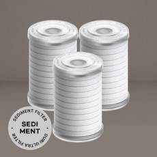 두리 울트라 필터 3p 일반형 (세디먼트필터)우리가족 위생지킴이 TPE댐퍼로 소음걱정 DOWN 편안한 그립감, 두리 울트라 필터 3p 일반형 (세디먼트 필터)