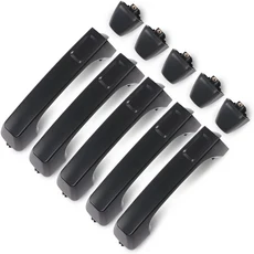 2006-2010 Hummer H3 H3T 전면 및 후면 외부 도어 손잡이 15296933 15794314 25957909 25957911 83403 용, 01 검정색