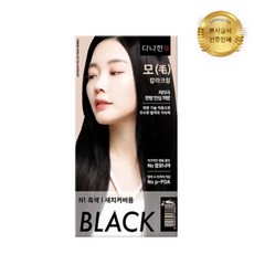다나한 모 칼라크림 한방 염색약, N1 흑색, 1개