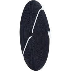 플라스틱 검정색 피쉬 보닝 드레스 코르셋 가방 모자 정형용 본심 10mm 폭, 블랙, 1롤