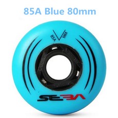 스케이트 타이어 72 76 80mm 85A 스트리트 FSK 롤러 교체용, 6. 85A Blue 80mm, 1개