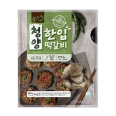 굿프랜즈 청양한입떡갈비 480g, 1개