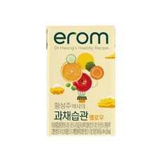 이롬 과채습관 옐로우, 140ml, 9개