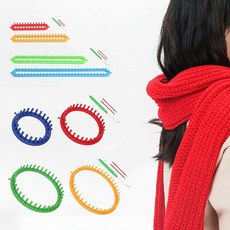 2종세트 목도리형25CM+35CM 도구 뜨개질용 DIY 초보자-14900EA