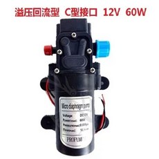 워터 다이어프램펌프 OIL 펌프 프라이밍 60W 자체, C. 타입 C 인터페이스 12V 60W