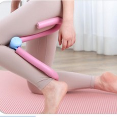 가져유 홈트레이닝 운동기구 가정용 림프절마사지 종아리운동 실내 케겔 허벅지 괄약근 내전근 코어운동기구 필라테스기구, 핑크