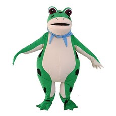 可愛青蛙吉祥物服裝，角色扮演派對服裝，趣味活動表演服裝，兒童節表演服裝, 青蛙服110-130cm穿, 1套