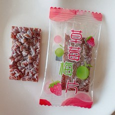 鮮果粒梅片 100g 6種口味, 1個, 草莓梅片 100g