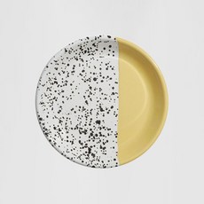 캅카 마인드팝 디저트 플레이트, 옐로우, 1개