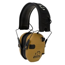 Walker's Game Ear 워커스 레이저 슬림 전자 청력 보호 귀마개 소리 증폭 억제 “지키지 않으면 잃습니다.” 브라운, Battle Brown