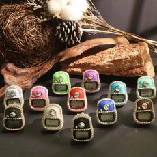 戒指亮鉆計數器 手指迷你電子計數器, 1個, 隨機色