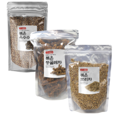 국산 볶은 보리차 둥굴레차 옥수수차 주전자용 세트, 1세트, 500g, 3개입