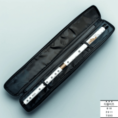 대금 케이스 파우치 산조 정악 방수 검정 싱글 가죽 대금가방, 81cm