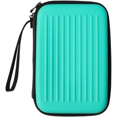 미오요우 다트 케이스 하드 EVA 쉘 저장용 반경질 휴대용 메시 포켓 팁 샤프트 플라이트용, 초록