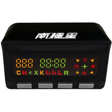 南極星 測速器，多功能車用電子設備，指南針，測速照相預警，行車資訊顯示，安全駕駛輔助, black, 1個