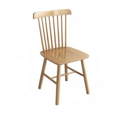 簡約木質餐椅，舒適椅背設計，餐廳家具首選, 原木色, 1個