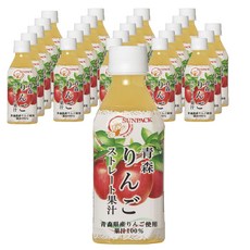 Sunpack 青森蘋果直榨汁, 24個, 280ml