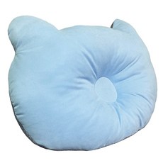 짱구베개 신생아베개 아기베개 씨클라우드 두상관리 태열베개 메쉬 알러지케어 극세사, 블루, 1개