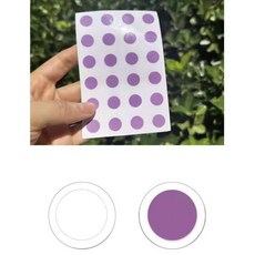 파충류사육장에 붙여쓰는 UV 자외선 스티커 조사 과학교구 실험 감지, 2cm 8개