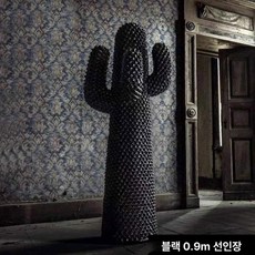 선인장 대형 매장용 디자인 행어 1.5m 가게 옷 행거, 블랙