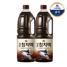 사조대림 참치액 x/조미료/액젓/소스/요리, 2개, 2.1kg