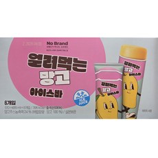 노브랜드 얼려먹는 망고 아이스바 85ml X 6 아이스크림