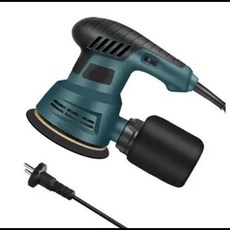 전동 샌딩기 원형 전기 샌더 기계 300W 무작위 궤도 폴리 셔 110V 220V 가변 속도 자동차 연마 125mm 사포, [06] Blue Sanding machine
