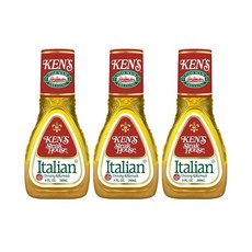 Ken's Steak House 이탈리안 드레싱 266ml 3팩 Ken's Steak House Italian Dressing & Marinade (9 Fl Oz, 3개