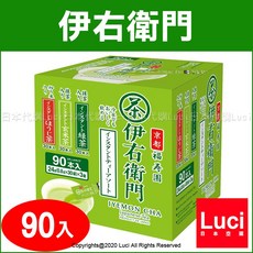 伊右衛門 日式茶飲 綜合隨身包 (90入) - 玄米茶、烘焙茶、煎茶、綠茶、宇治抹茶, 1個