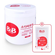 [섬유세제증정] 비앤비 유아 세탁 소다파우더 500g, 1개