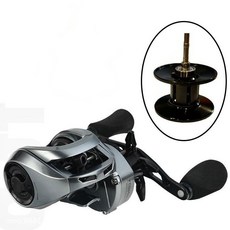 FISHHUNTER 루어 낚시 베이트릴, JD220L, Silver