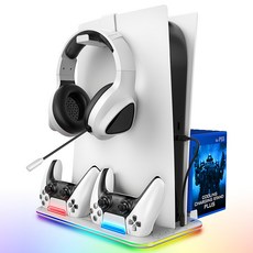 JOYTRON 散熱充電立架Plus, JTP5-202, 1個, 白色