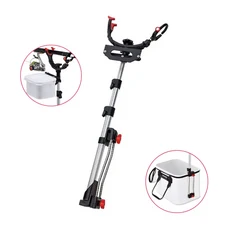 앰비트풀 GM280P 텔레스코픽 조절(108-280cm) 퍼플 에어 쿠션 라이트 스탠드 알루미늄 합금 조절 가능 헤비, 01 빠른